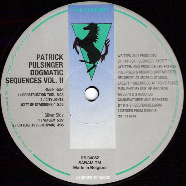 Patrick Pulsinger : Dogmatic Sequences Vol. II (12")
