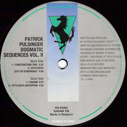 Patrick Pulsinger : Dogmatic Sequences Vol. II (12")
