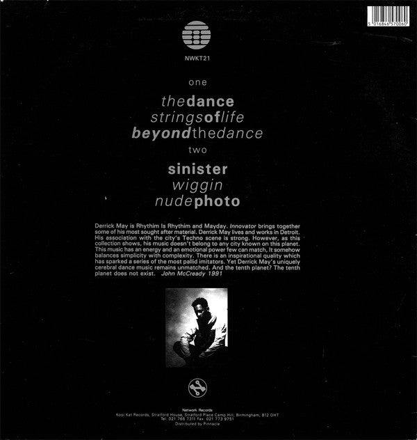 Rhythim Is Rhythim / Derrick May / Mayday : Innovator - Soundtrack For The Tenth Planet (12", EP, Comp)