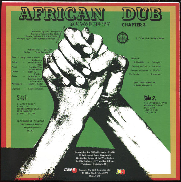 Joe Gibbs & The Professionals : African Dub All-Mighty - Chapter 3 (LP, Album, RE)