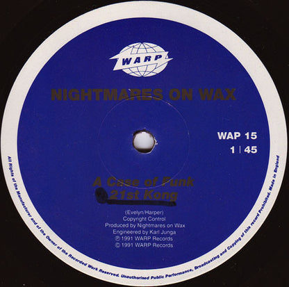 Nightmares On Wax : A Case Of Funk (12", EP)