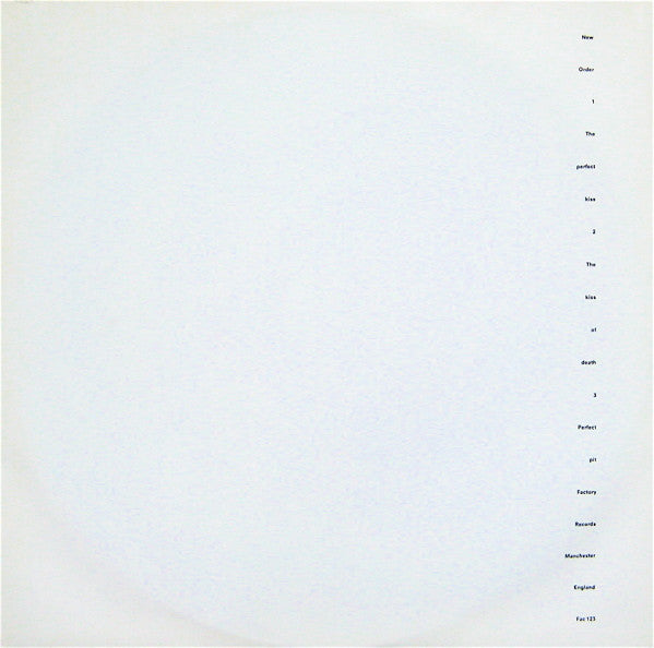 New Order : The Perfect Kiss (12", Single, Yel)