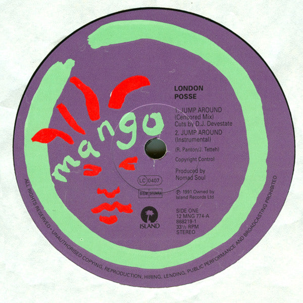 London Posse : Jump Around (12")