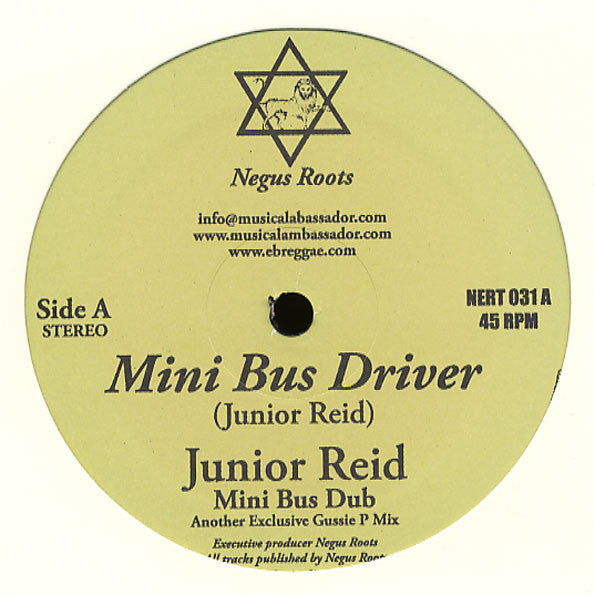 Junior Reid / Horace Martin : Mini Bus Driver / Repatriation (10")