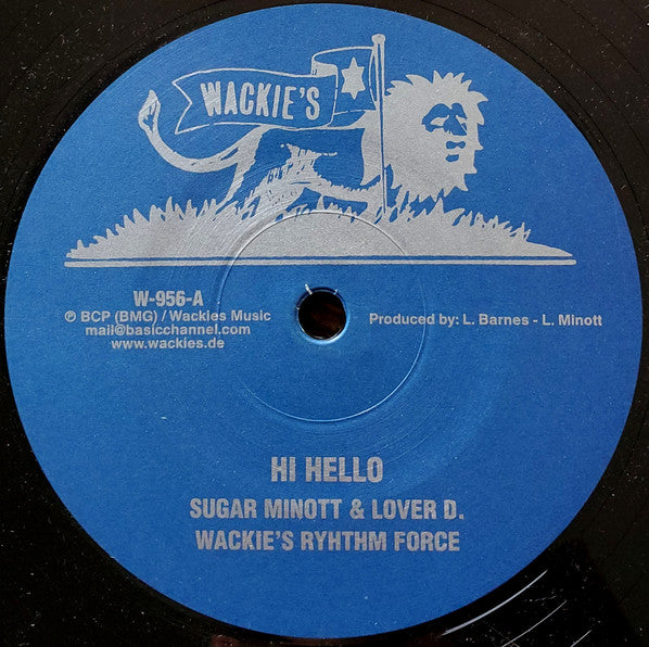 Sugar Minott & Lover D. / Jerry Johnson / Hasan Bakr : Hi Hello (12", RE)