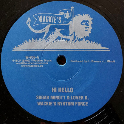 Sugar Minott & Lover D. / Jerry Johnson / Hasan Bakr : Hi Hello (12", RE)