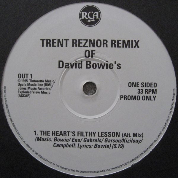 David Bowie : The Hearts Filthy Lesson (Alt. Mix) (12", S/Sided, Promo)