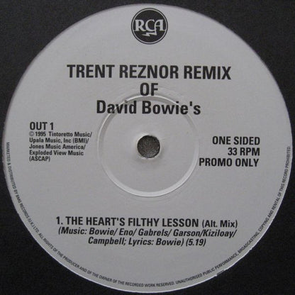 David Bowie : The Hearts Filthy Lesson (Alt. Mix) (12", S/Sided, Promo)