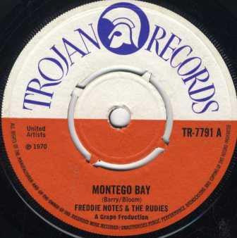 Freddie Notes & The Rudies / The Rudies : Montego Bay / Blue Mountain (7", Single, 4-P)