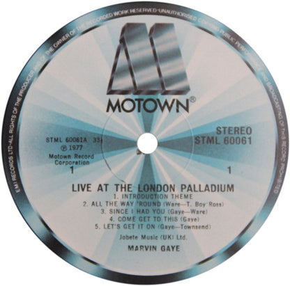 Marvin Gaye : Live At The London Palladium (2xLP, Album)