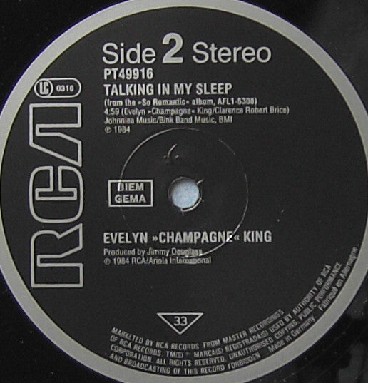 Evelyn King : Your Personal Touch (12", Maxi)