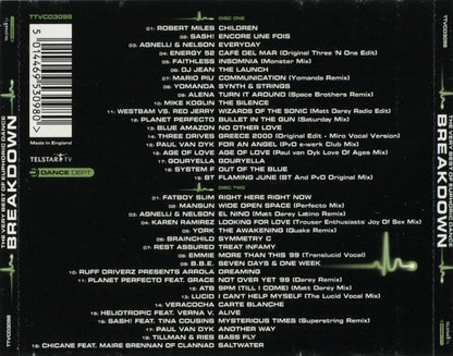 Various : The Very Best Of Euphoric Dance Breakdown (2xCD, Comp, Mixed)