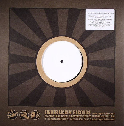 Various : It's A Finger Lickin' Sampler 1 (12", Smplr, W/Lbl)