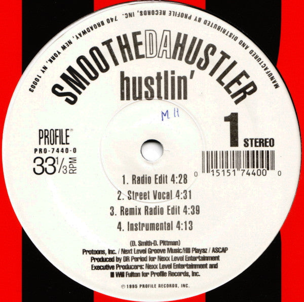 Smoothe Da Hustler : Hustlin' / Broken Language (12")