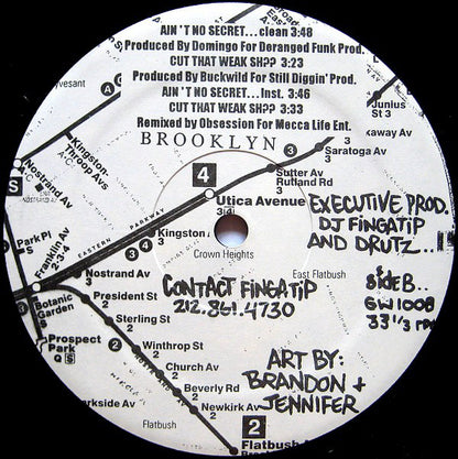 Lace Da Booms : Cut That Weak Shit / Ain't No Secret (12")