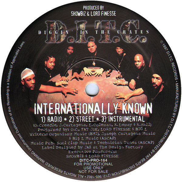 D.I.T.C. : Internationally Known / The Enemy (12", Promo)