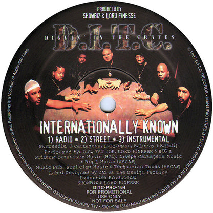 D.I.T.C. : Internationally Known / The Enemy (12", Promo)