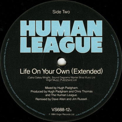 Human League* : Life On Your Own (12", Single)