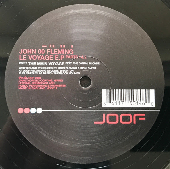 John '00' Fleming : Le Voyage E.P Parts 1 & 2 (12", EP)