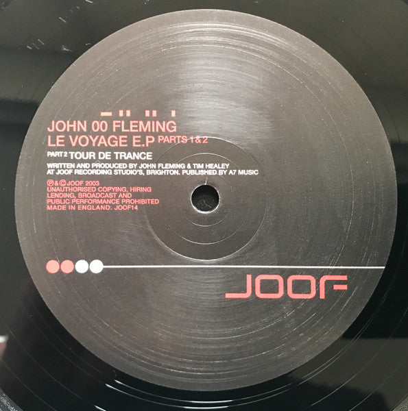 John '00' Fleming : Le Voyage E.P Parts 1 & 2 (12", EP)