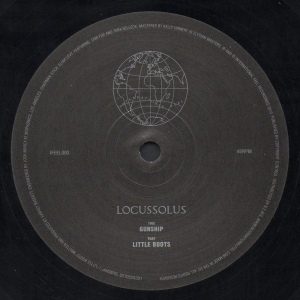 Locussolus : Gunship / Little Boots (12")