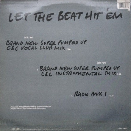 Lisa Lisa & Cult Jam : Let The Beat Hit 'Em (12")