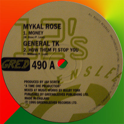 Mykal Rose* / General TK* / Screw Crew : Money / How Them Fi Stop You (12")