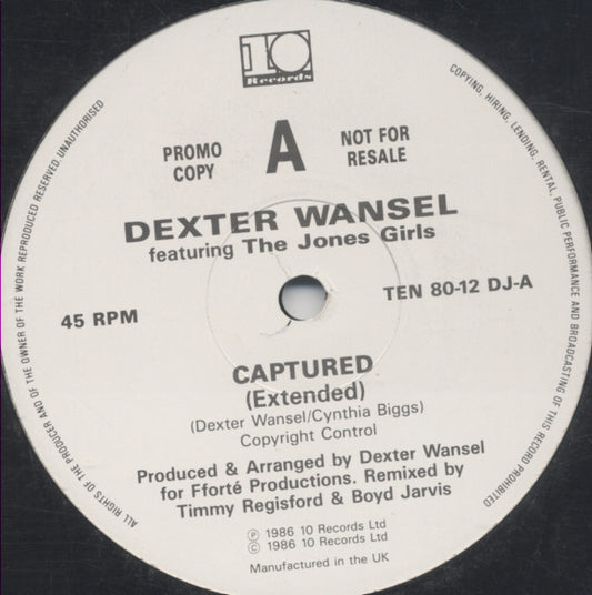 Dexter Wansel : Captured (12", Promo)