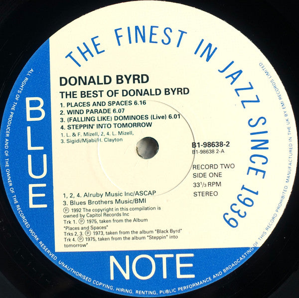 Donald Byrd : The Best Of Donald Byrd (2xLP, Comp)