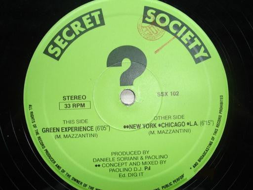 Daniele Soriani & Paoliño : New York · Chicago · L.A. (12")