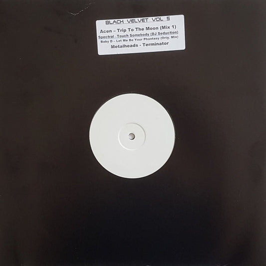 Various : Black Velvet Vol 5 (12", Unofficial, W/Lbl)