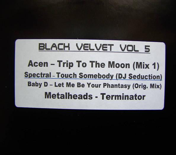 Various : Black Velvet Vol 5 (12", Unofficial, W/Lbl)