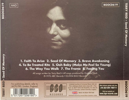 Terry Reid : Seed Of Memory (CD, Album, RE, RM, Sli)