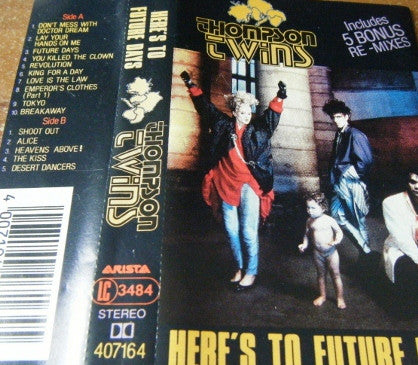 Thompson Twins : Here's To Future Days (Cass, Album, Bla)