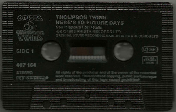 Thompson Twins : Here's To Future Days (Cass, Album, Bla)