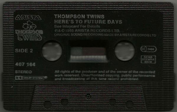 Thompson Twins : Here's To Future Days (Cass, Album, Bla)
