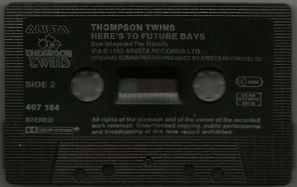 Thompson Twins : Here's To Future Days (Cass, Album, Bla)