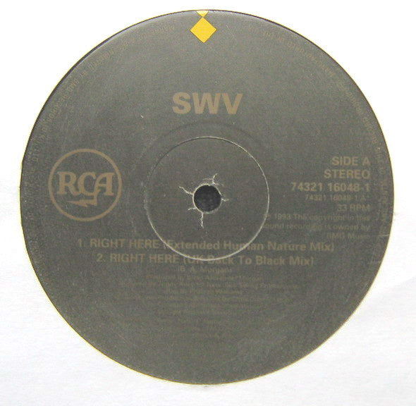 SWV : Right Here (Human Nature Mix) (12")