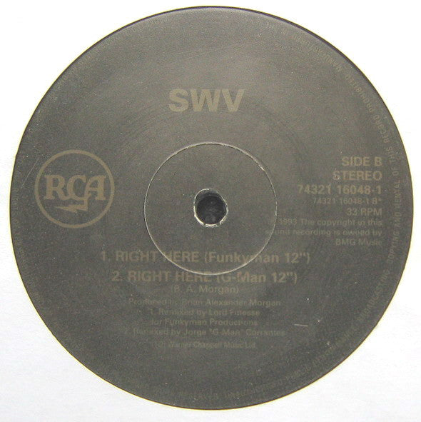 SWV : Right Here (Human Nature Mix) (12")