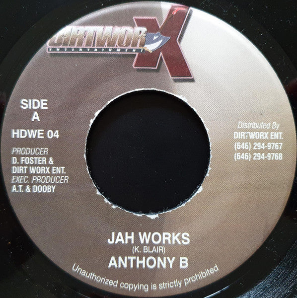 Anthony B : Jah Works (7")