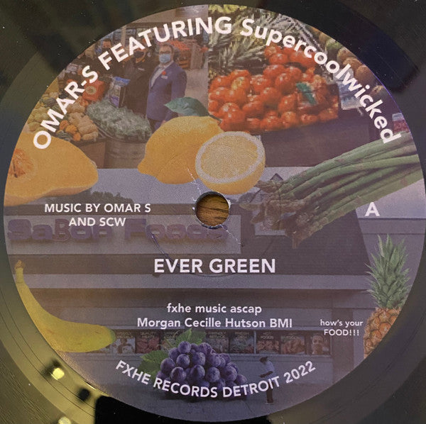 Omar-S Featuring Supercoolwicked : Ever Green (7")