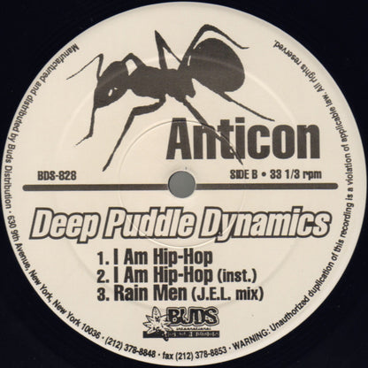 Deep Puddle Dynamics : Rain Men (Controller 7 Remix) / I Am Hip-Hop (12", Maxi)
