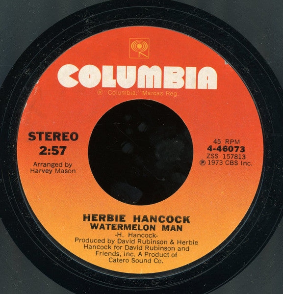 Herbie Hancock : Watermelon Man / Sly (7", Styrene, Pit)