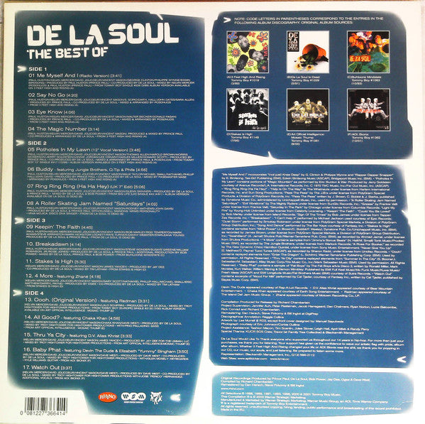 De La Soul : The Best Of (2xLP, Comp)