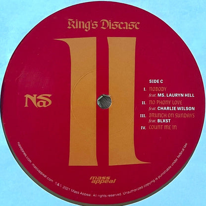 Nas : King's Disease II (2xLP, Album, Gol)