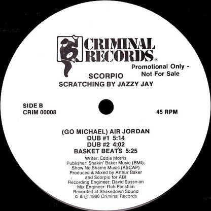Scorpio (3) : (Go  Michael) Air Jordan (12", Promo)