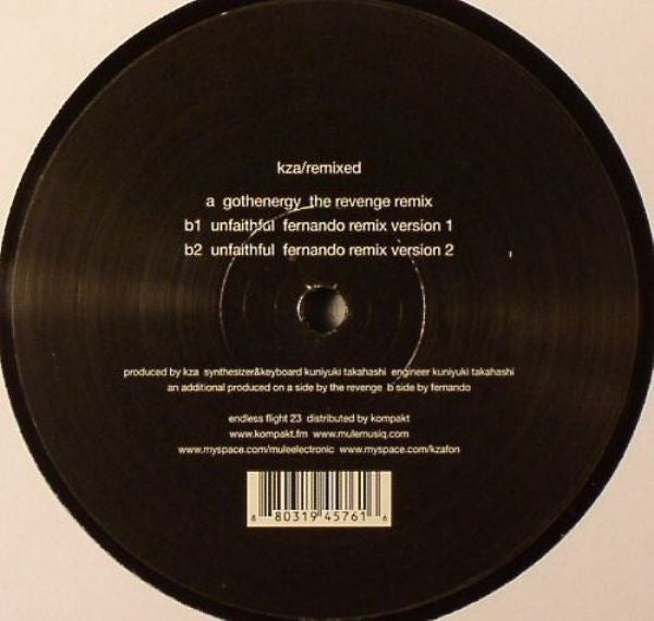 KZA : Dig And Edit (Remixed) (12")