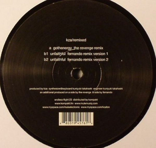 KZA : Dig And Edit (Remixed) (12")