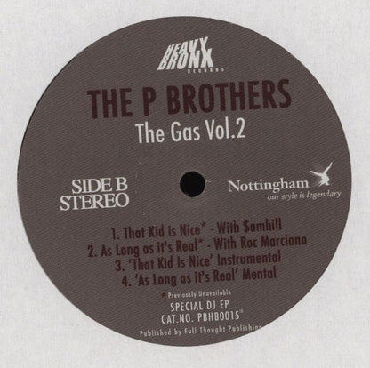 The P Brothers* : The Gas Vol. 2 (12", EP)
