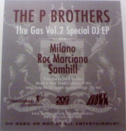 P Brothers : The Gas Vol. 2 (12", EP)